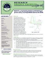 MASH TL4 Engineering Analyses and Detailing of 36Inch and 42Inch High Median Barriers for DOTD Research Project Capsule 231ST
