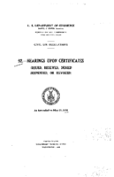 Part 92 Hearings Upon Certificates Issued Renewed Denied Suspended Or Revoked