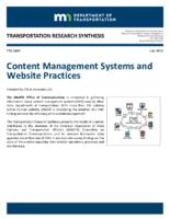 Content Management Systems and Website Practices Transportation Research Synthesis