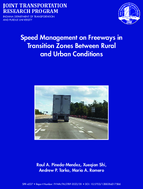 Speed Management on Freeways in Transition Zones between Rural and Urban Conditions