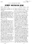 Investigation of Aircraft Accident TRANSCONTINENTAL AND WESTERN AIR GANDER NEWFOUNDLAND 19490302