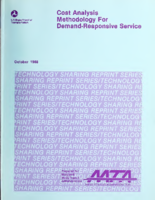 Cost Analysis Methodology for DemandResponsive Service