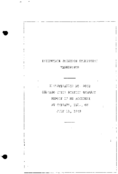Interstate Commerce Commision Report of the Accident  Investigation Occuring on the CHICAGO UNION STATION CHICAGO IL
