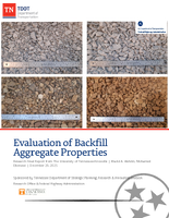 Evaluation of Backfill Aggregate Properties
