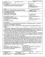 Enhancements to Passive Warning Devices at RailroadHighway Grade Crossings