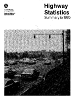 Highway Statistics Summary to 1985