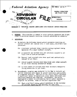 AC 919 Potential Hazards Associated with  Turbojet Ground Operations