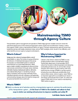 Mainstreaming TSMO through Agency Culture