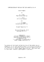 Computerization of material test data reporting system  interim report