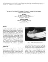Estimation of Residual Stresses in Railroad Commuter Car Wheels Following Manufacture Presentation