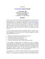A Public Involvement Road Map