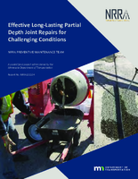 Effective LongLasting Partial Depth Joint Repairs for Challenging Conditions