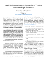 Line Pilot Perspectives on Complexity of Terminal Instrument Flight Procedures 2016