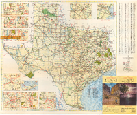 Texas Highway Map 1941 Spring Edition January 1 1941