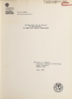 Factors Which Act As Barriers to the Adoption of Urban Rail Transit Innovations