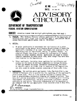 AC 6151 Reporting Flight Time on Pilot Applications