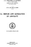 Part 18 Repair And Alteration Of Aircraft