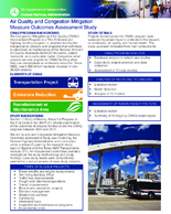 Air Quality and Congestion Mitigation Measure Outcomes Assessment Study