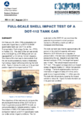 FullScale Shell Impact Test of a DOT112 Tank Car Research Results