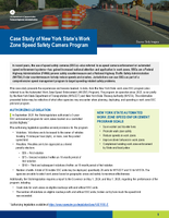 Case Study of New York States Work Zone Speed Safety Camera Program