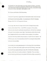 FAA Administrator David R Hinson Speeches December 1995