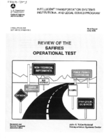 ITS Institutional and Legal Issues Program Review of the SaFIRES Operational Test