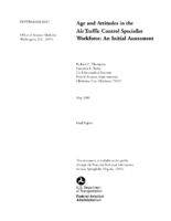 Age and Attitudes in the Air Traffic Control Specialist Workforce An Initial Assessment