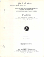 Guidelines for the Design and Evaluation of Human Factors Aspects of Automated Guideway Transit Systems