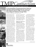 TMIP Connection  The Travel Model Improvement Program Newsletter Winter 2008