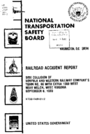 Interstate Commerce Commision Report of the Accident  Investigation Occuring on the NORFOLK AND WESTERN RAILWAY COMPANY WELCH WV