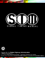 Traffic signal timing manual