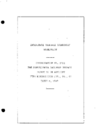 Interstate Commerce Commision Report of the Accident  Investigation Occuring on the PENNSYLVANIA RAILROAD KISKIMINDTAS JCT PA