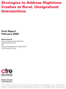 Strategies to Address Nighttime Crashes at Rural Unsignalized Intersections