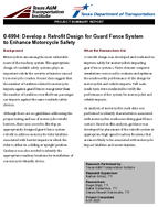 Develop a Retrofit Design for Guard Fence System To Enhance Motorcycle Safety Project Summary
