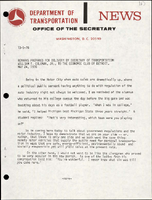 Remarks Prepared for Delivery by Secretary of Transportation William T Coleman Jr to the Economic Club of Detroit