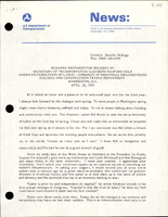 Remarks Prepared for Delivery by Secretary of Transportation Elizabeth Hanford Dole American Federation of Labor  Congress of Industrial Organizations
