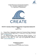 CREATE University of Miamis National Summer Transportation Institute UM NSTI