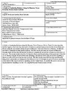 A Guide to Conducting Business Along the Houston TexasVeracruz Mexico Trade Corridor