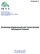 Envisioning Neighborhoods With TransitOriented Development Potential