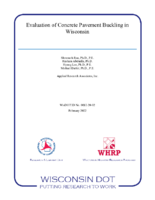 Evaluation of Concrete Pavement Buckling in Wisconsin