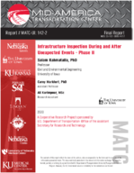 Infrastructure Inspection During and After Unexpected Events  Phase II
