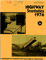 Highway Statistics 1976