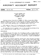 Investigation of Aircraft Accident FRONTIER AIRLINES GRAND ISLAND NEBRASKA 19621221