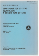 Transportation Systems Technology  a TwentyYear Outlook