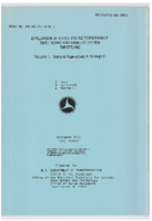 Evaluation of Diesel Engine Performance with Intake and Exhaust System Throttling  Volume 1 Text and Appendixes A through H