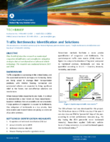 Traffic Bottlenecks Identification and Solutions Tech Brief