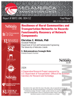Resilience of Rural Communities and Transportation Networks to Hazards Functionality Recovery of Network Components