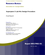 Superpave 5 Lab Mix Design Procedure