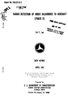 Radar Detection of Birds Hazardous to Aircraft Phase II