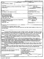 Traffic Control Guidelines for Urban Arterial Work Zones  Volume 1 Technical Report